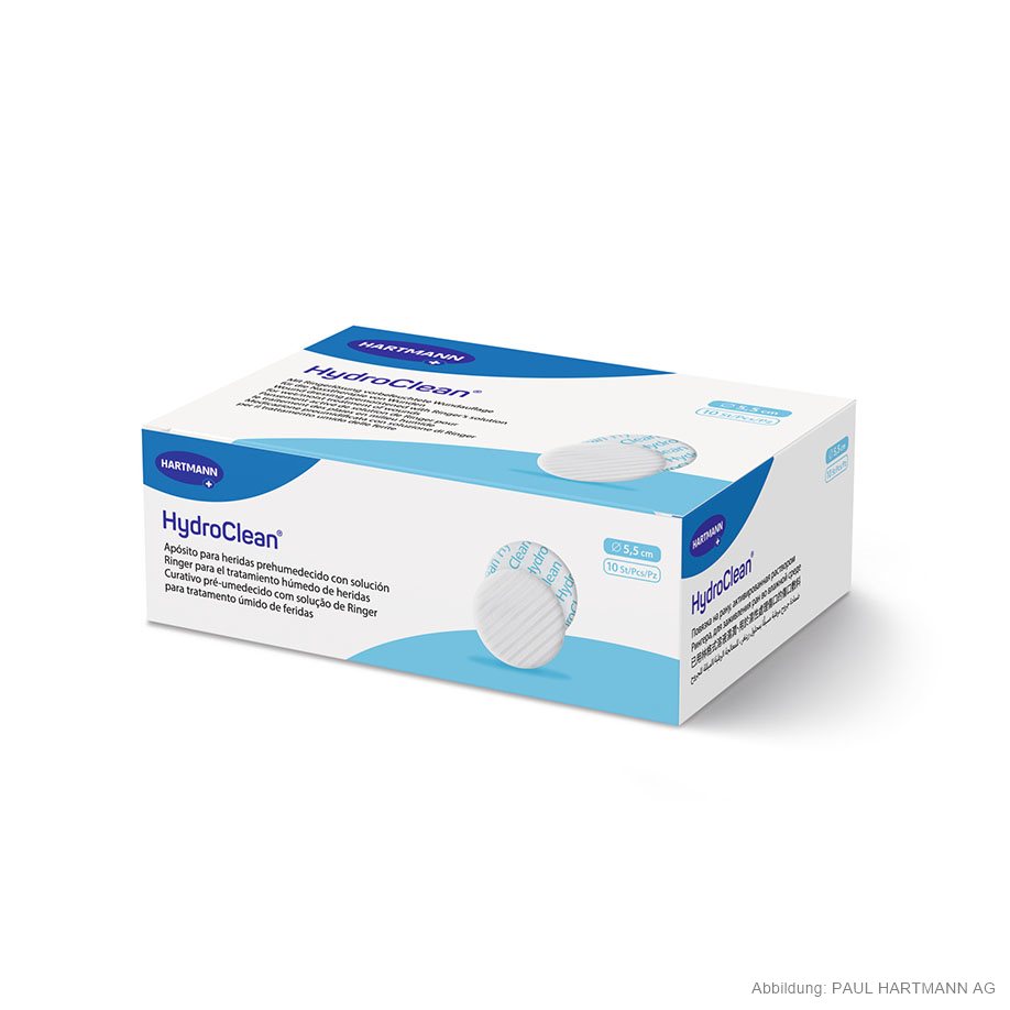 HydroClean Wundkissen, steril Ø 5,5 cm (10 Stck.)