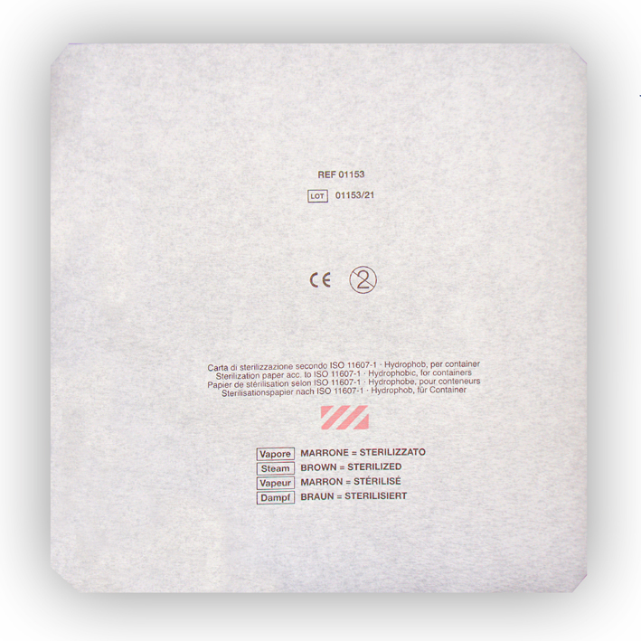 Containerfilter 23 x 23 cm, mit Dampf-