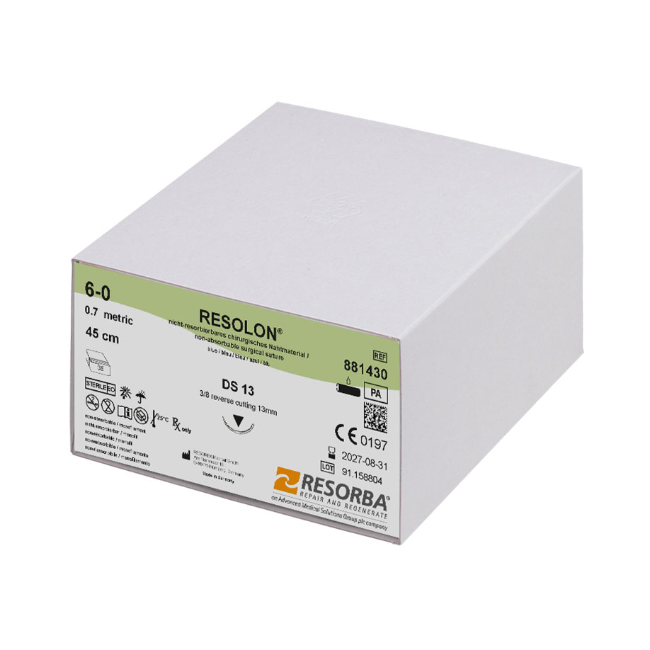 RESOLON DS 13 6/0=0,7 blau monofil,