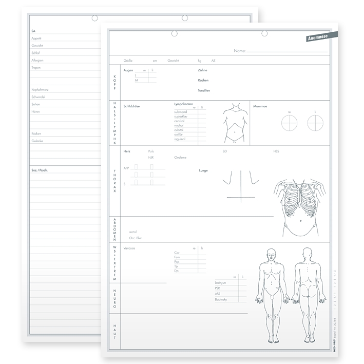 Anamnesebogen DIN A4