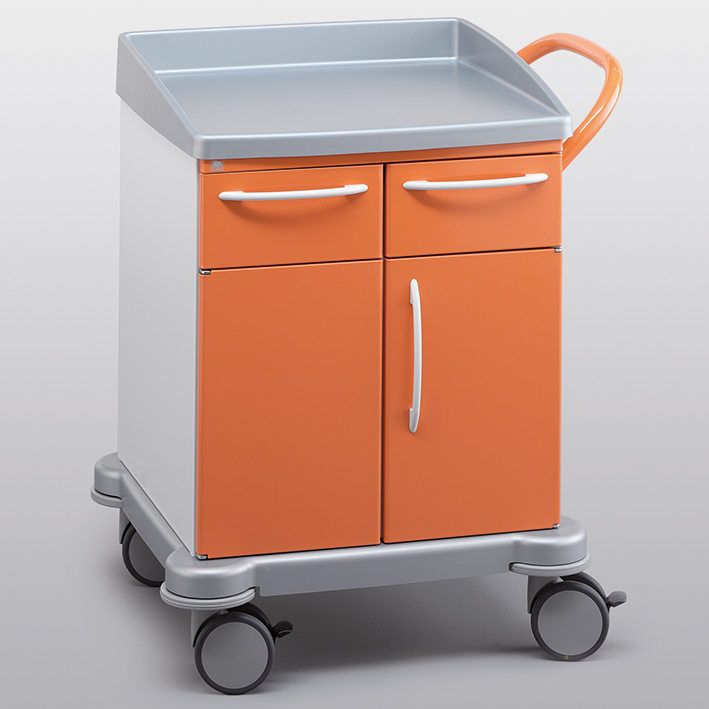 Verband- und Behandlungswagen mit 2