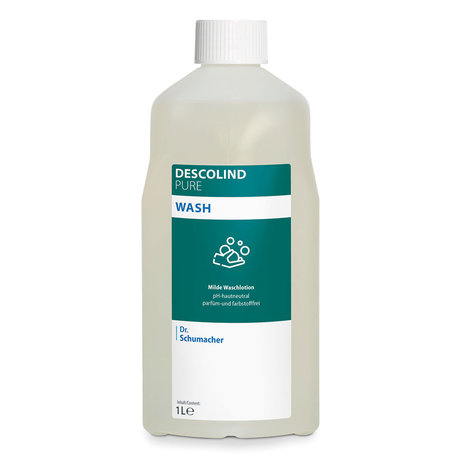 Descolind Pure Wash 1 ltr. washing lotion in dispenser bottle