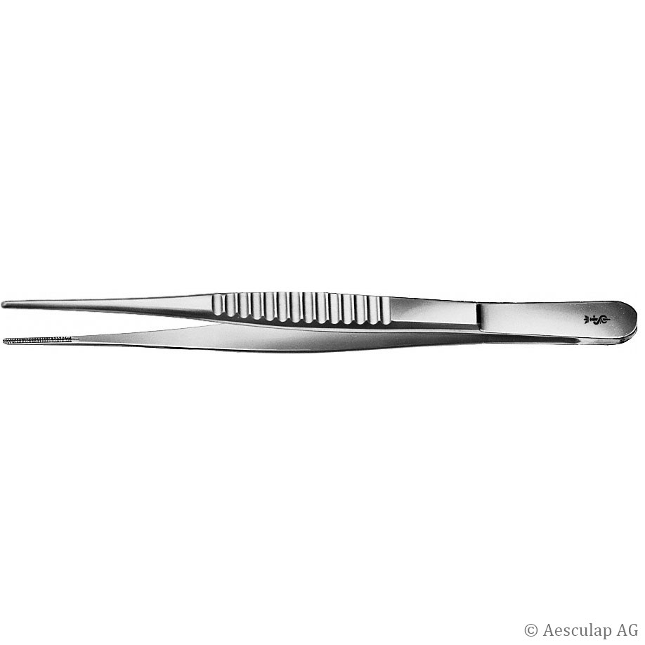 atr. Pinzette DE BAKEY, gerade, 15 cm