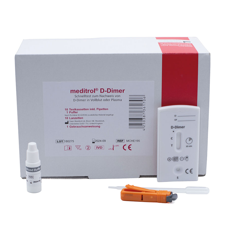 meditrol D-Dimer Schnelltest (10 T.)