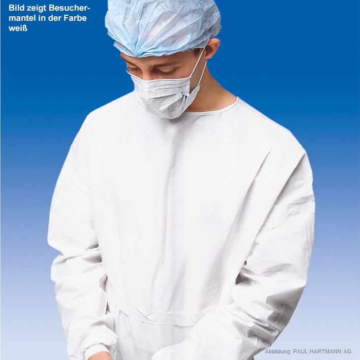 Foliodress S Besuchermantel steril blau,