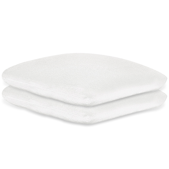 Kissenbezüge Frottee weiß, 40 x 40 cm,