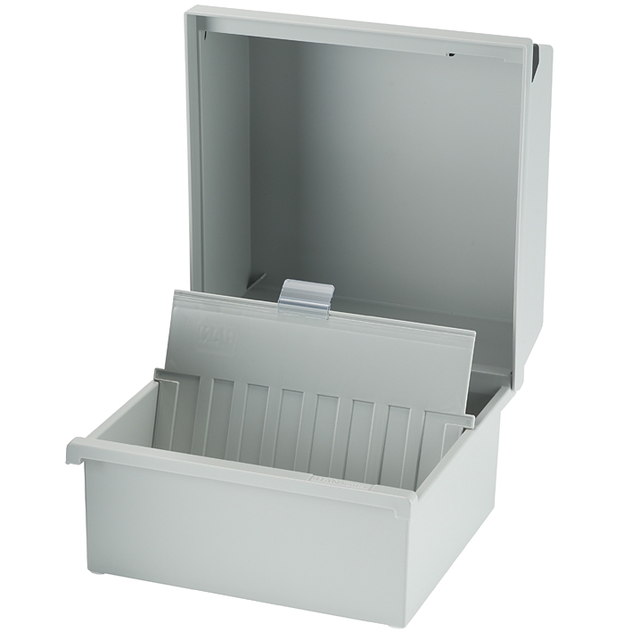 Karteikasten DIN A5 quer, lichtgrau