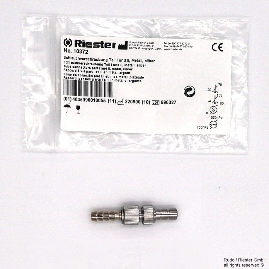 Schlauchverschraubung Teil I (kurz) und