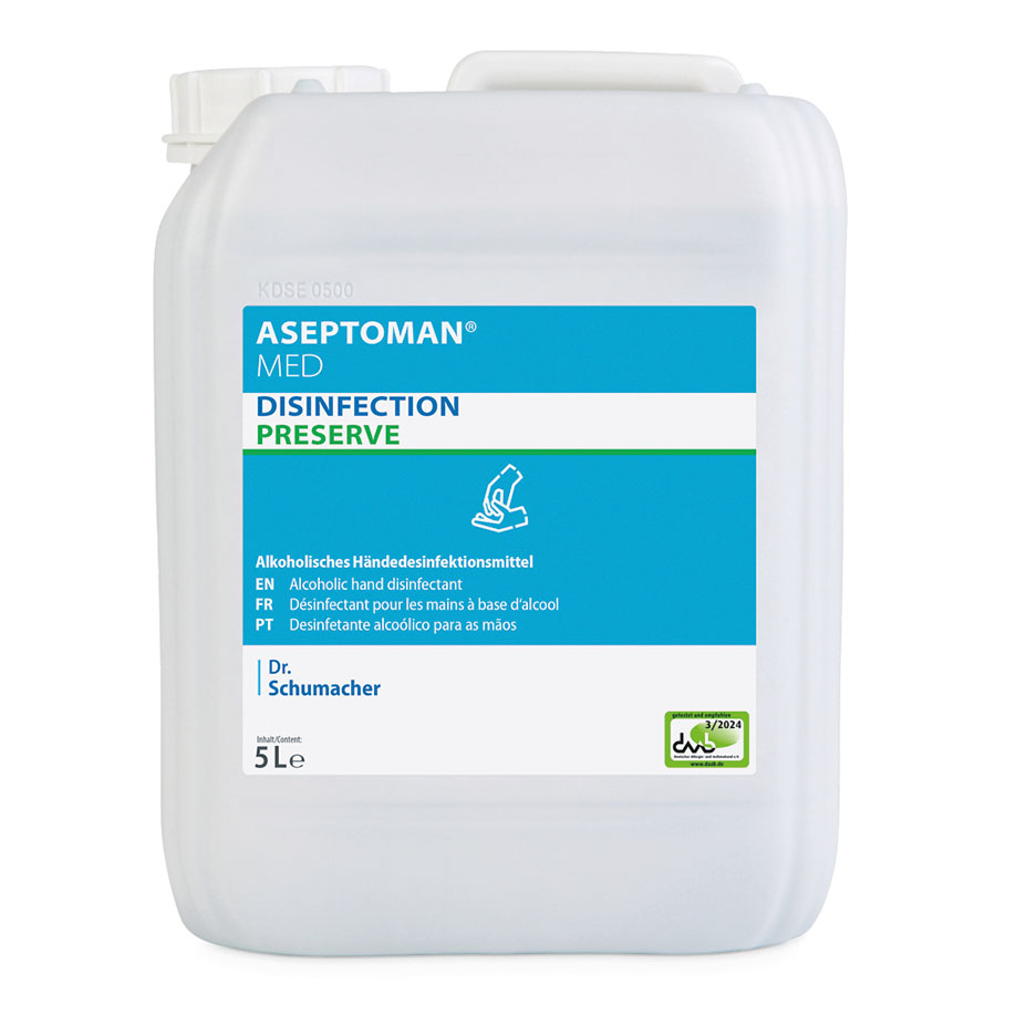 Aseptoman med 5 l hand disinfectant
