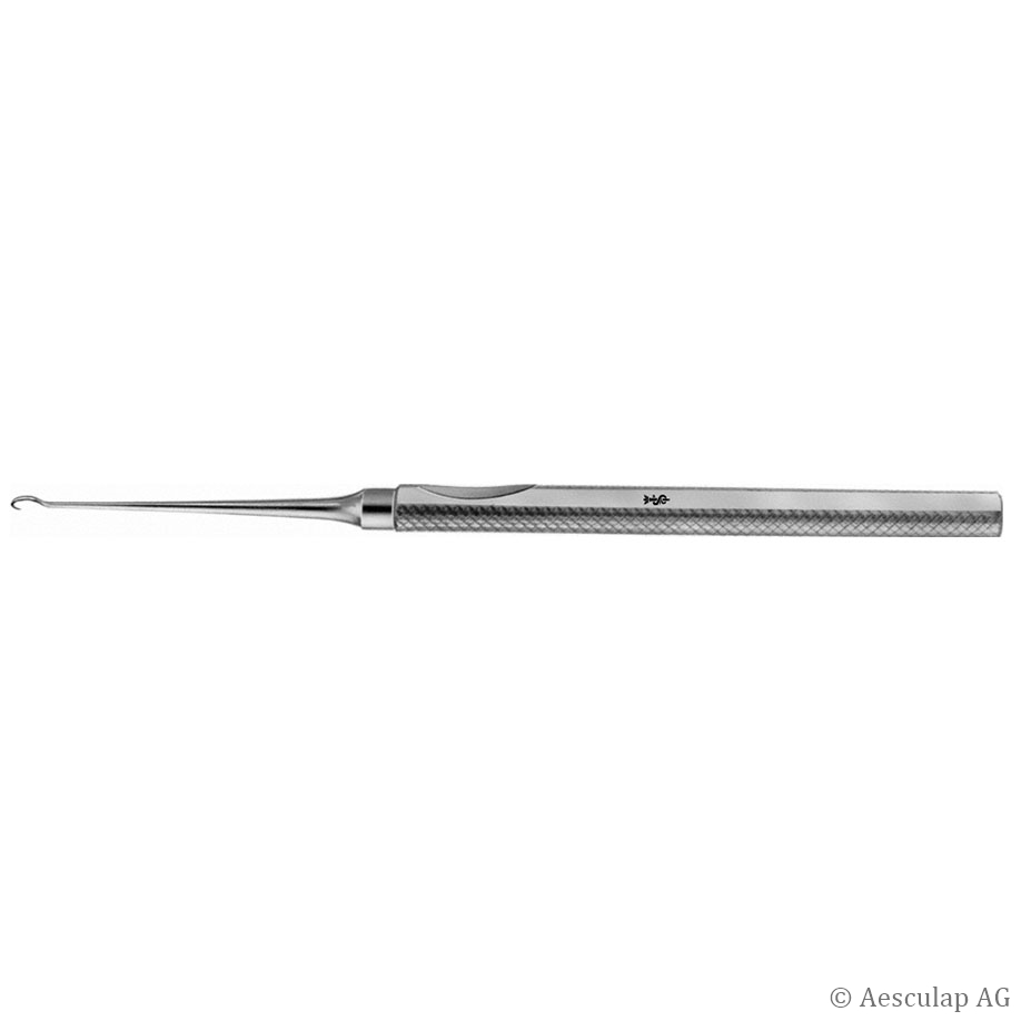 Surgical Hook Mannerfelt modified, 155 mm jaw depth 20 mm, jaw width 5 mm, sharp