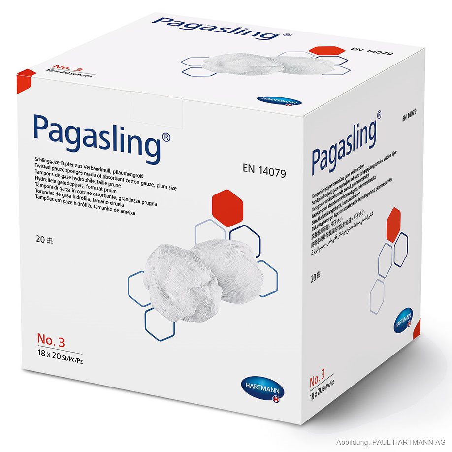 Pagasling Schlinggazetupfer steril