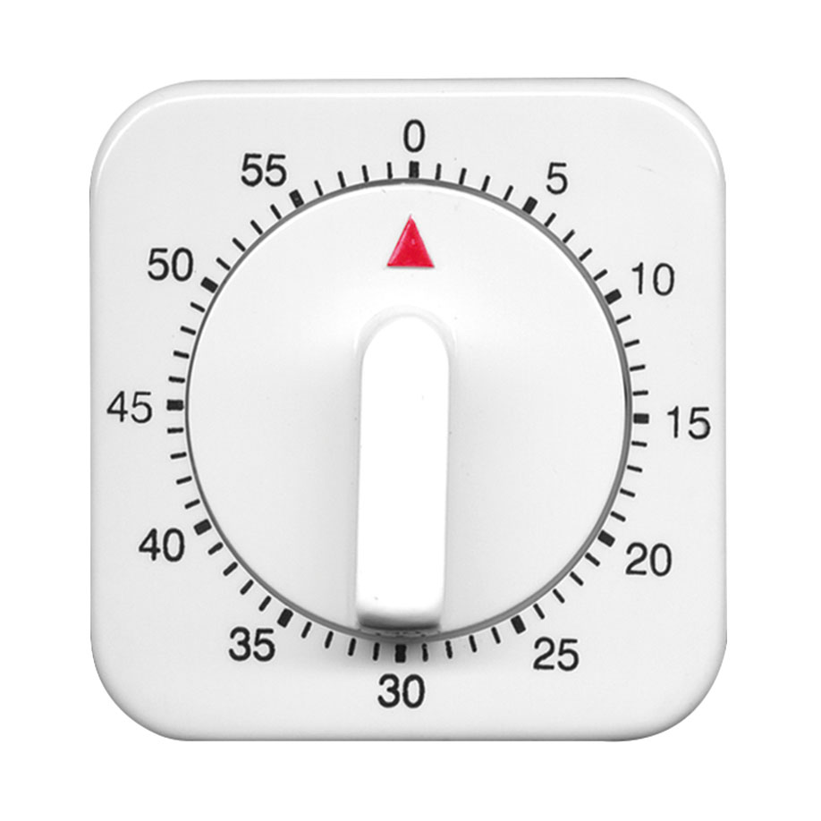 Laborwecker weiß 60 Min.