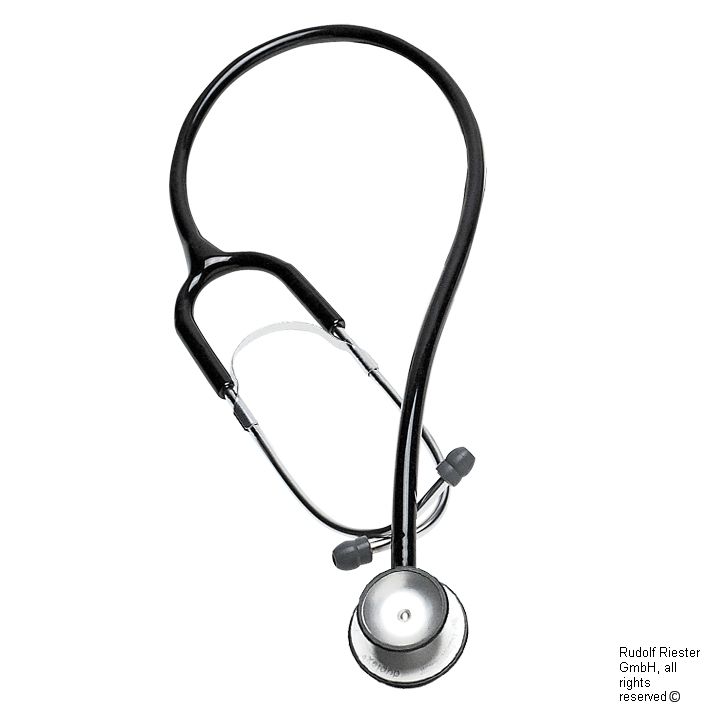 duplex Stethoskop schwarz,