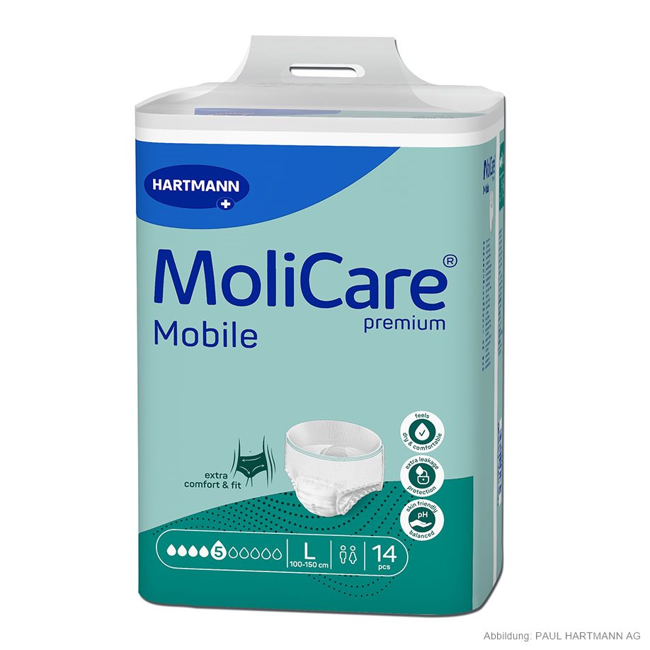MoliCare Premium Mobile sz. L (14 pcs.) incontinence pull-up pants