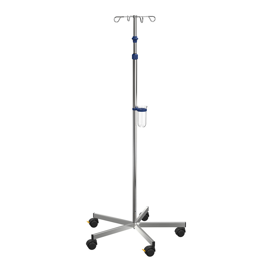 OP-Edelstahl-Infusionsständer mit