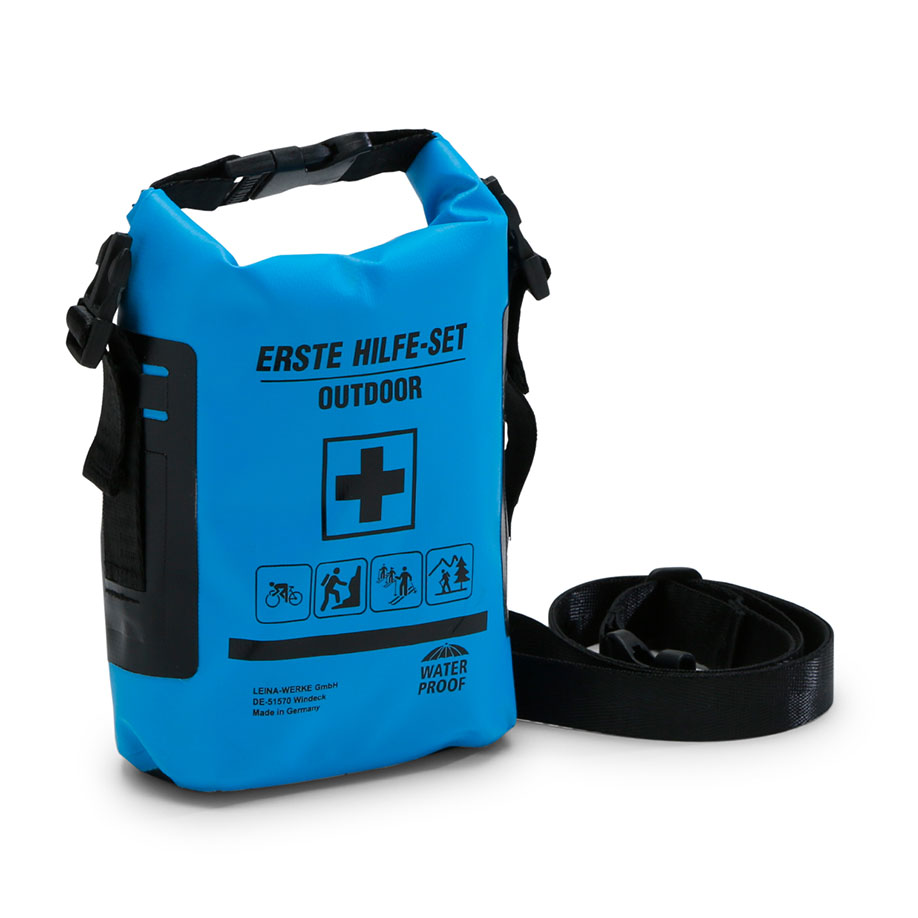 Erste-Hilfe-Set Outdoor, blau