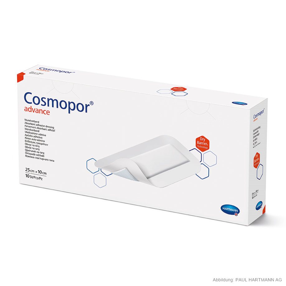 Cosmopor Advance Wundverband steril 25 x 10 cm (10 Stck.)