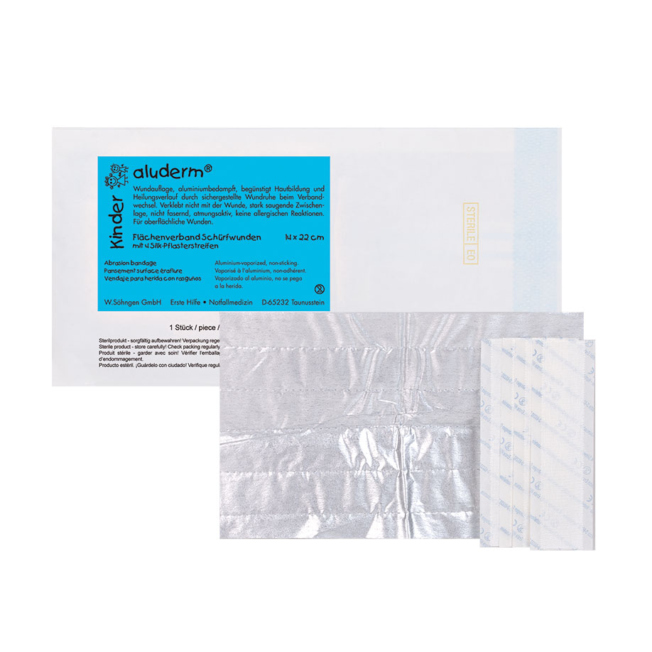 aluderm Flat bandage for abrasions, children