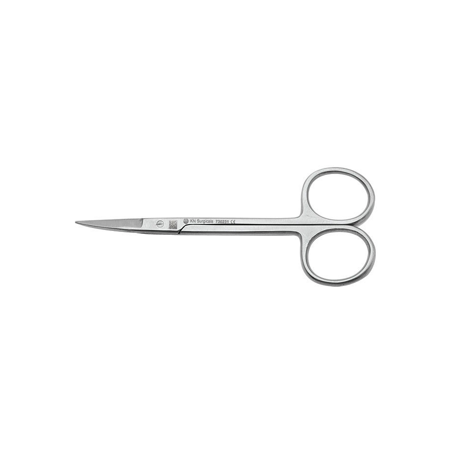 feine chirurgische Schere ratiomed gebogen, spitz/spitz 11,5 cm
