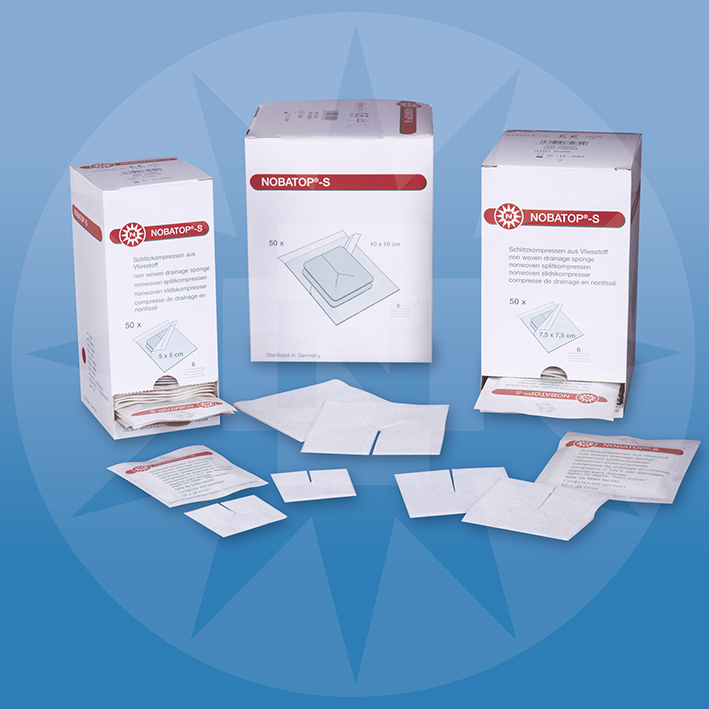 NOBATOP-S Schlitzkompressen 6-fach