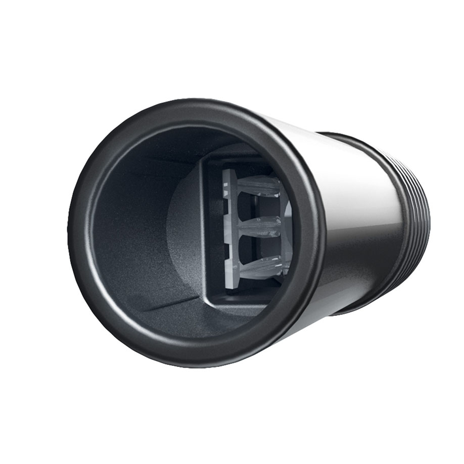 HF-Kabel bipolar, Flachstecker gewinkelt