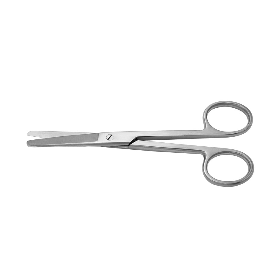 chir. Schere gerade, stumpf/stumpf 14,5 cm