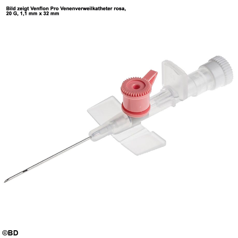 Venflon Pro indwelling venous catheter green, 18 G, 1.3 mm x 32 mm