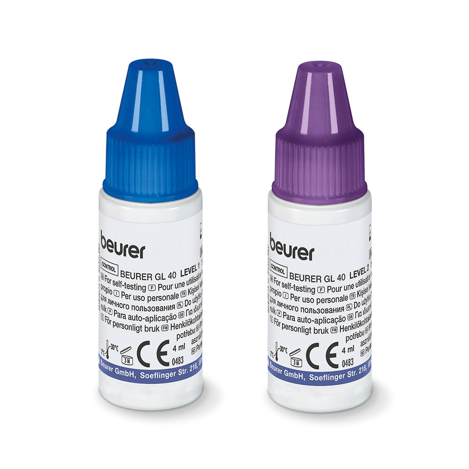 Control solution Level 1 + 2 for Beurer GL 40 / GL 40 Pro (2x4ml)
