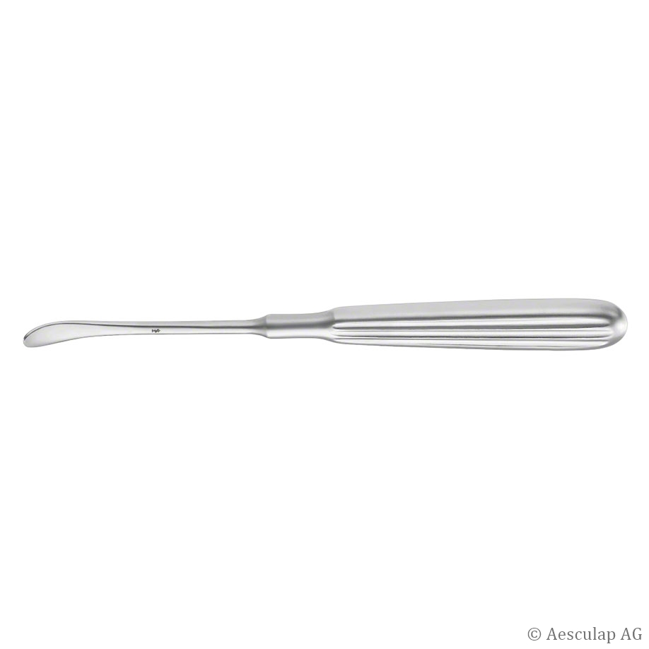 ADSON Elevatorium, gebogen, 170 mm, stumpf, Maulbreite: 7 mm