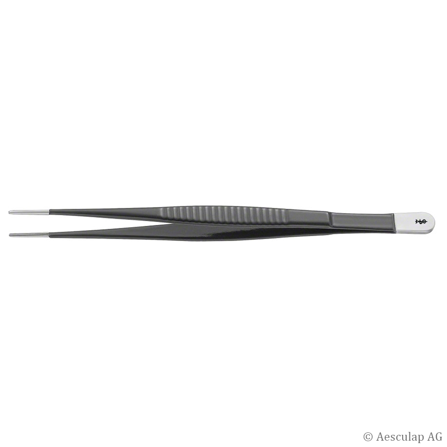 ATRAUMATA monopolare Präparierpinzette gerade, 200 mm, isoliert