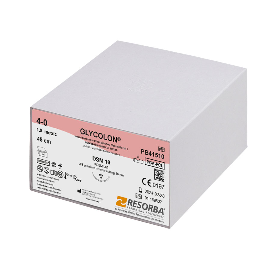 GLYCOLON DSM 16 4/0=1,5 ungefärbt,