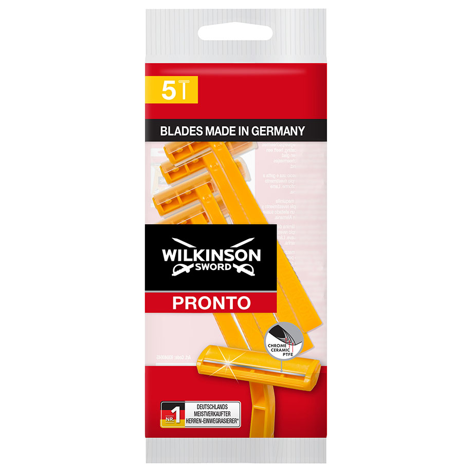 Shaver Wilkinson Pronto, unsterile, single-edged blade (5 pcs.)