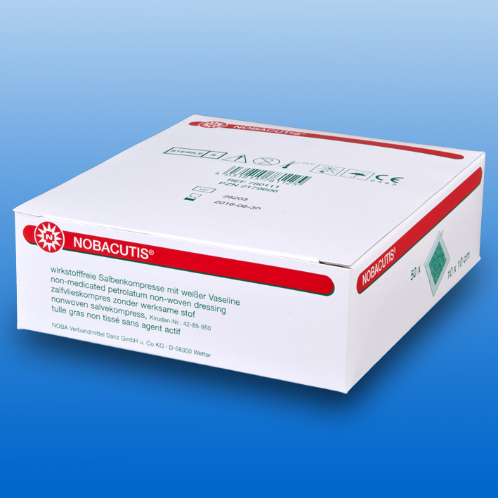 NOBACUTIS Salbenkompressen steril