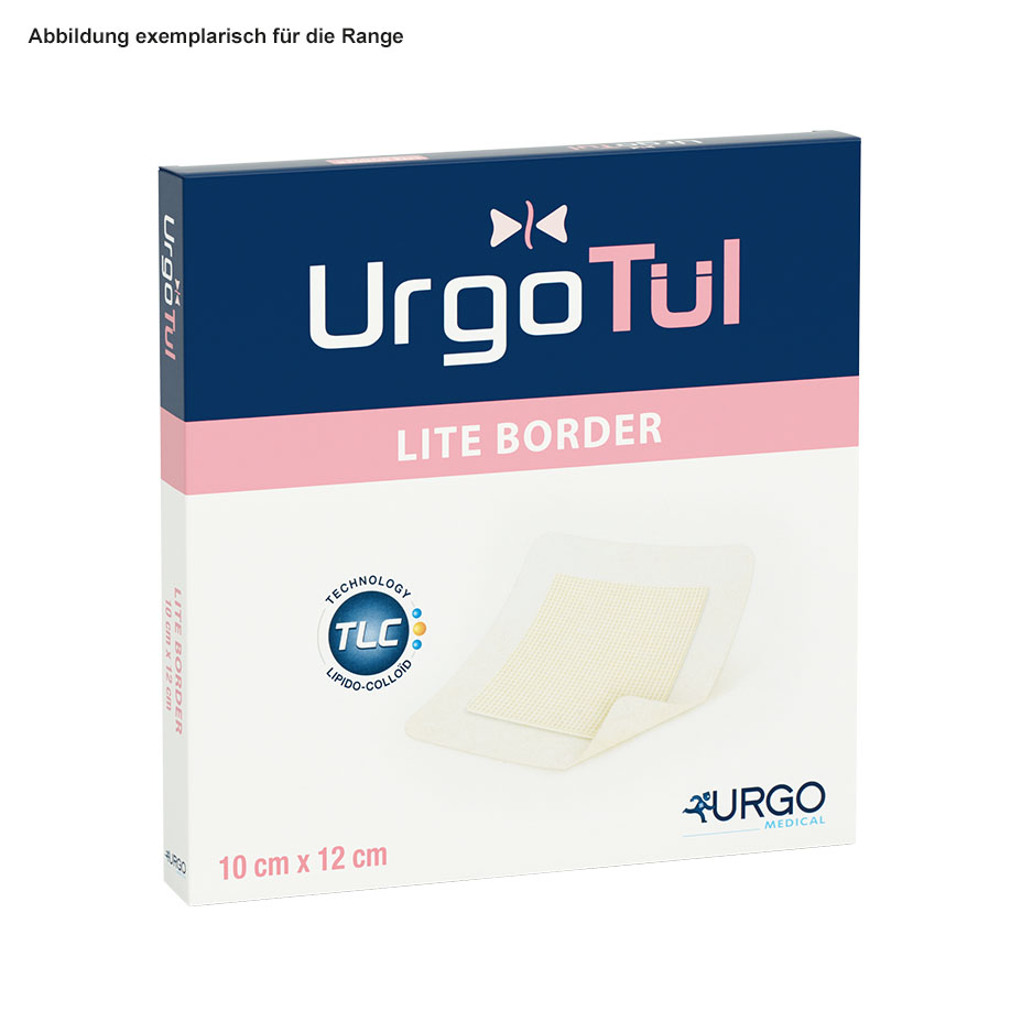 UrgoTül Lite Border Gazewundverband,