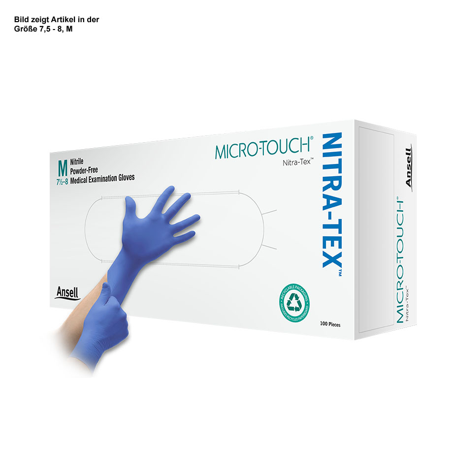 Micro-Touc Nitra-Tex Gloves non-sterile, sz. 5.5-6, XS (100 pcs.)