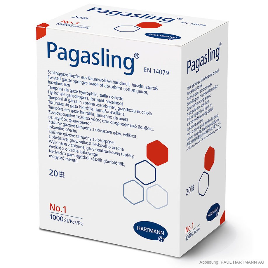 Pagasling Schlinggazetupfer unsteril