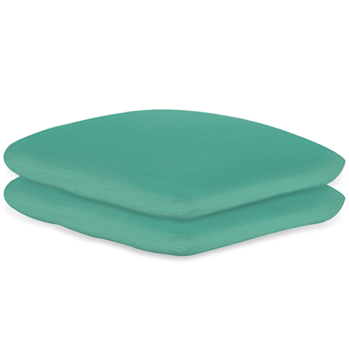 Kissenbezüge Frottee jade, 40 x 40 cm,