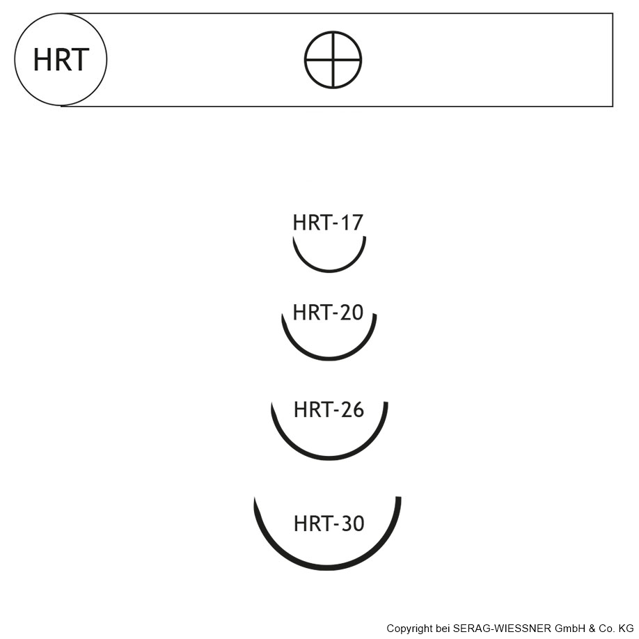 TERYLENE HRT-26 2/0=3 green length of thread 75 cm (24 pcs.)
