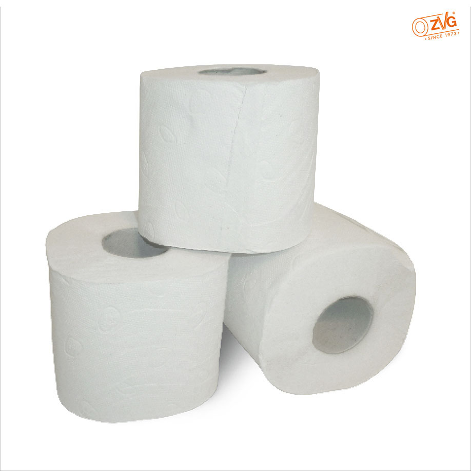 Toilettenpapier 2-lagig, altweiß, Tissue