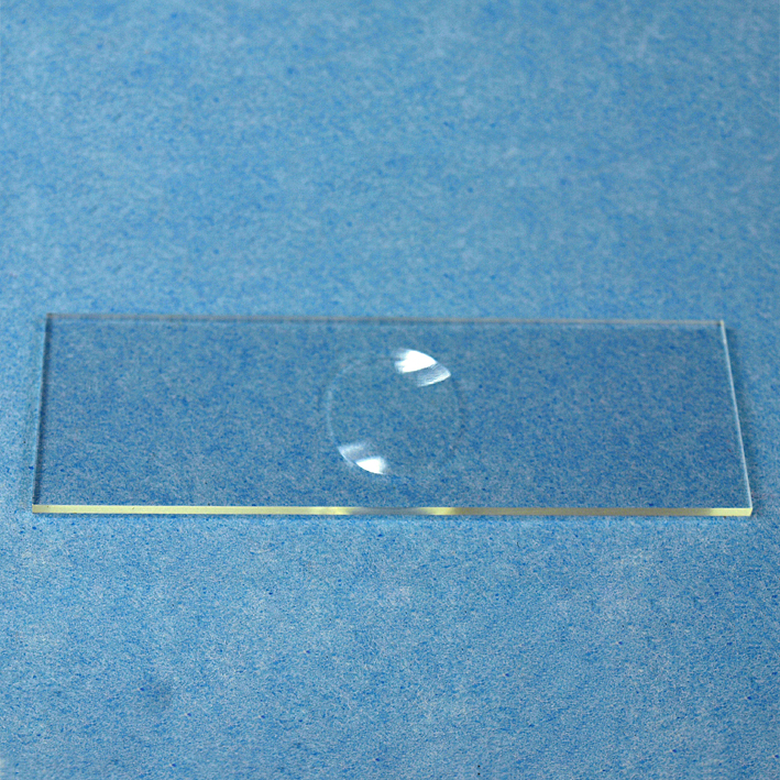 Objektträger mit 1 Vertiefung