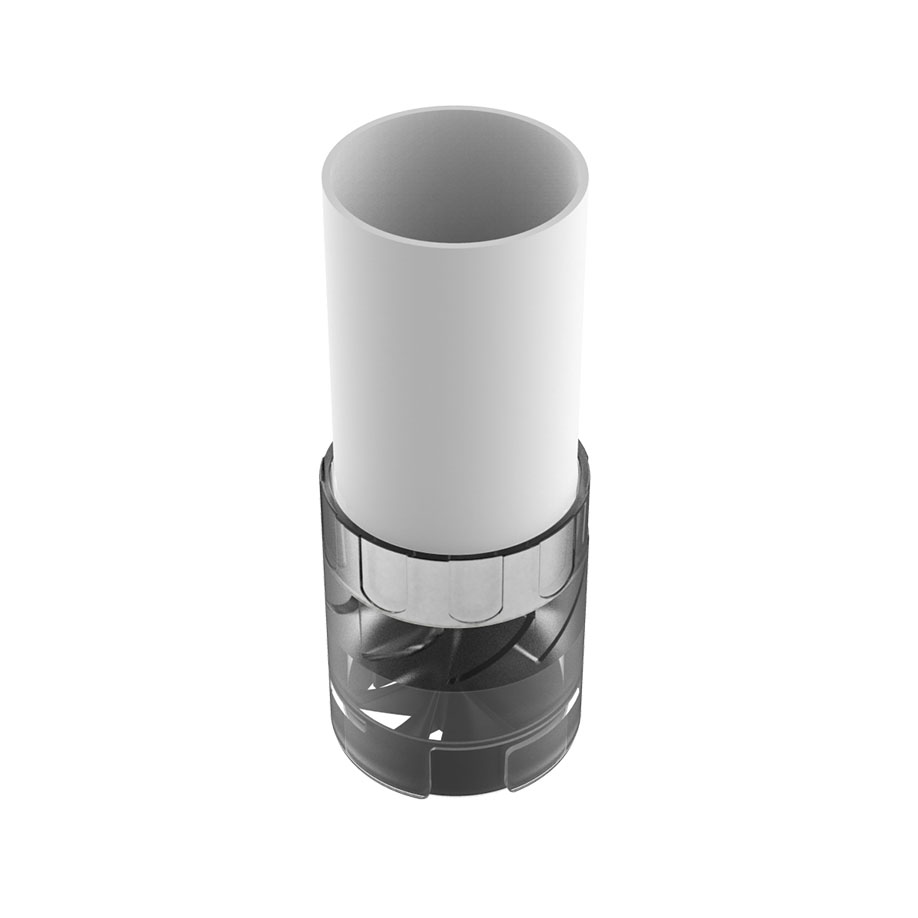 FlowMIR Einwegturbine mit Pappmundstück,