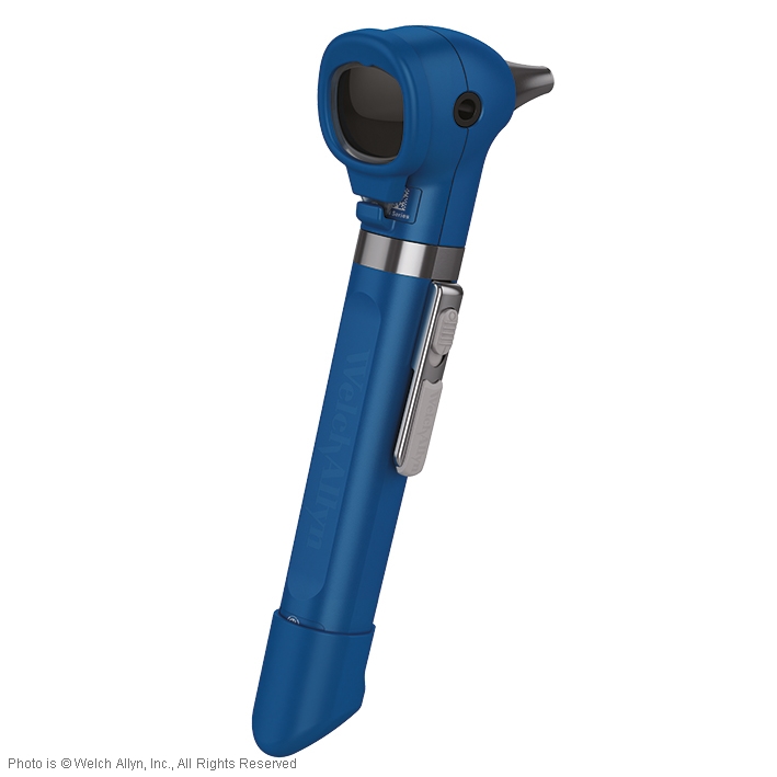 Pocket LED Otoskop 2,5 V royalblau,