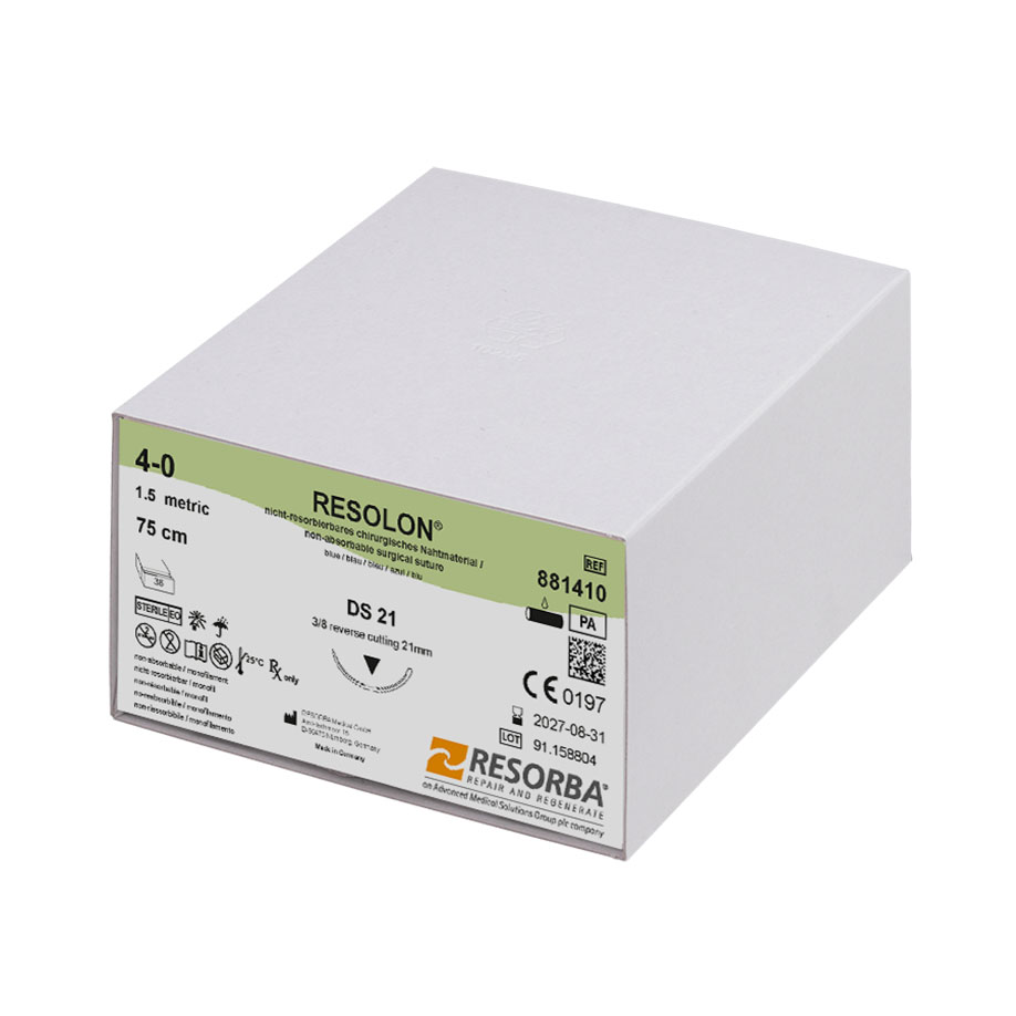 RESOLON DS 21 4/0=1,5 blau monofil,