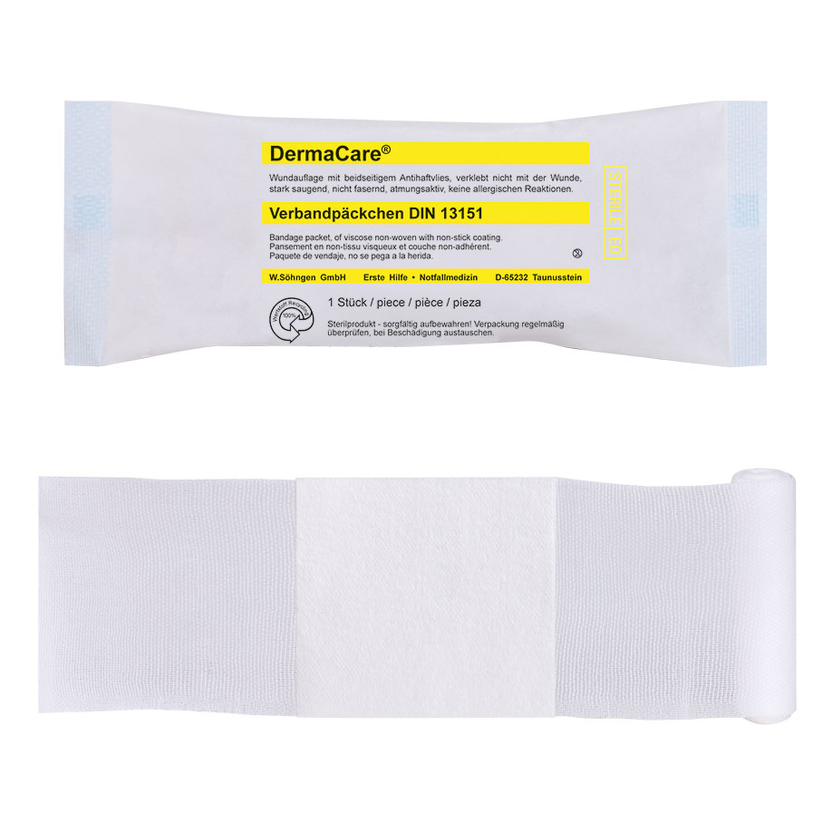 DermaCare Bandage Packet DIN small sterile