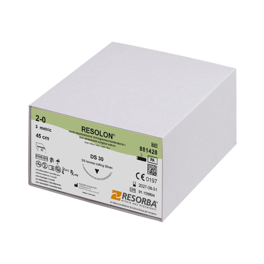 RESOLON DS 30 2/0=3 blau monofil,