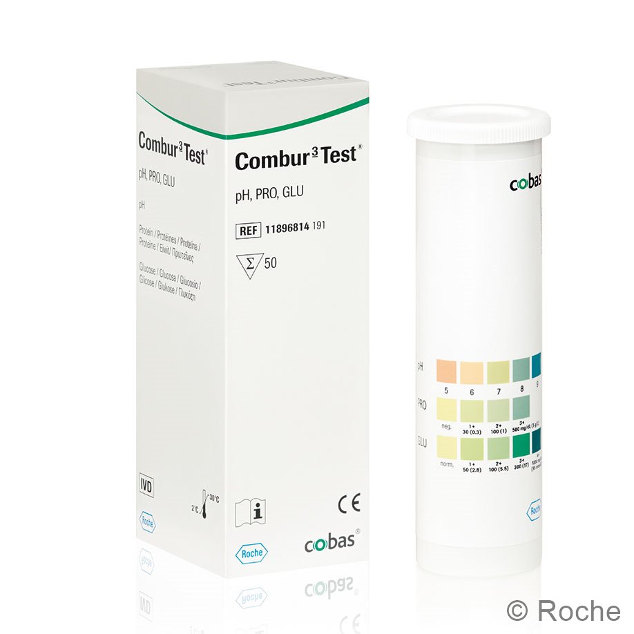 Combur-3-Test Harnteststreifen (50 T.)