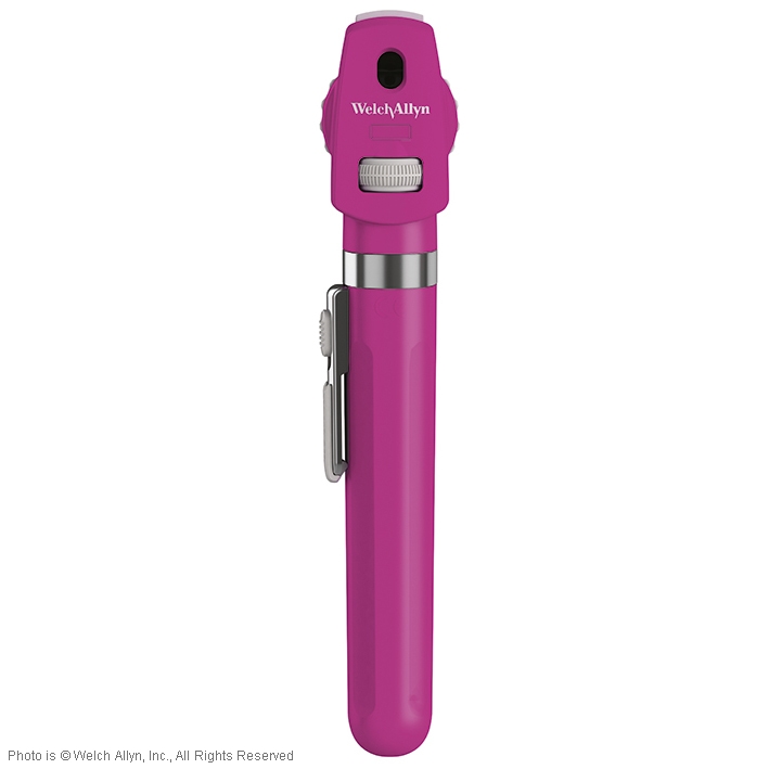 Pocket LED Ophthalmoskop opalviolett,