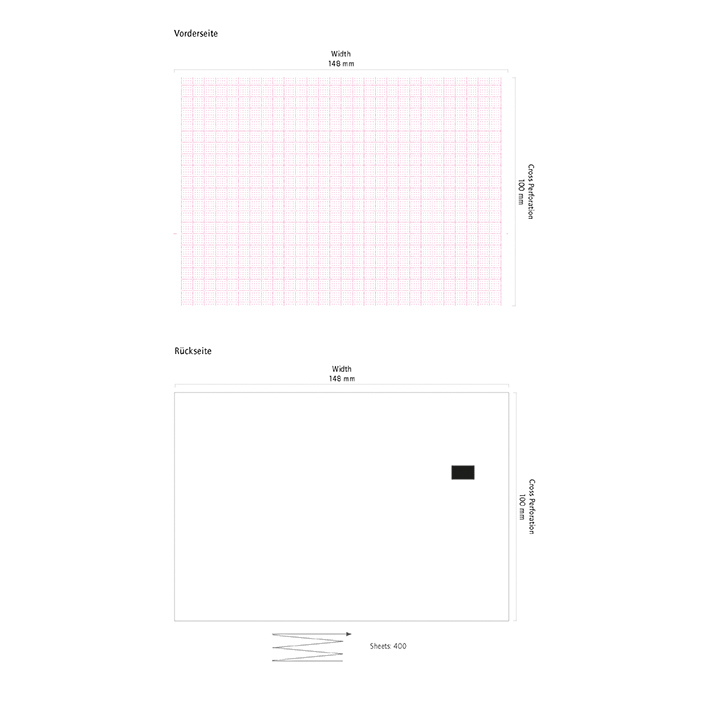 Siemens EKG-Papier Sicard 460,