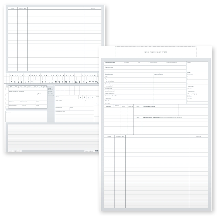 Karteikarten ALPHAsafe DIN A5 quer