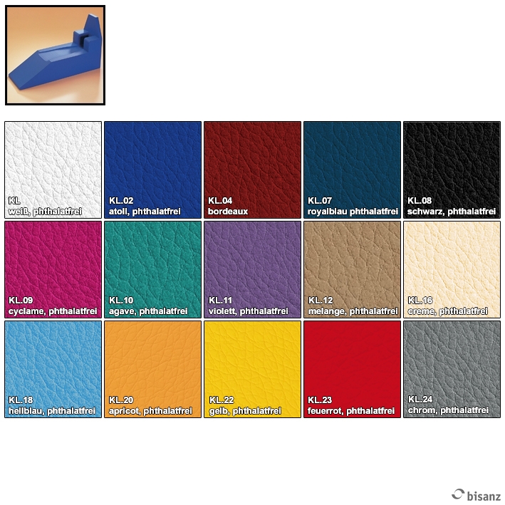 KL-Bezug weiß für Schiene